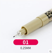 Load image into Gallery viewer, Sakura Pigma Micron Pen 005 01 02 03 04 05 08 1.0