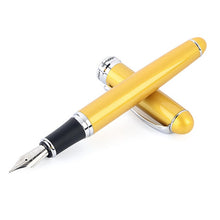 Load image into Gallery viewer, Luxury Brand Jinhao X750 Silver Stainless Steel Fountain Pen