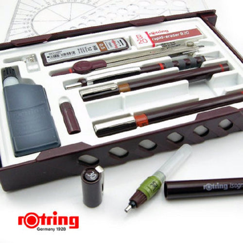 Original Rotring Needle pen kit MASTER 0.2 0.3 0.5