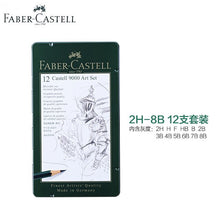 Load image into Gallery viewer, Faber Castell Graphite Pencil 9000 6/12pcs Wooden Pencil