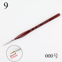 Load image into Gallery viewer, Miniature Detail Fineliner Drawing Brushes For Acrylic Painting Supplies