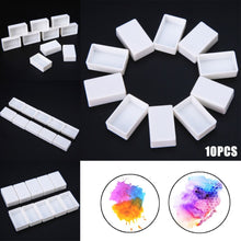 Load image into Gallery viewer, 10/40pcs Empty Plastic Watercolor Palette