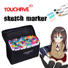 Load image into Gallery viewer, TouchFIVE art markers sets 30/40/60/80/168 Colors Alcohol Marker Pen for Anime Student Design Sketch Manga