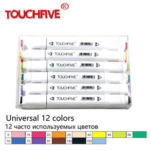 TouchFIVE art markers sets 30/40/60/80/168 Colors Alcohol Marker Pen for Anime Student Design Sketch Manga